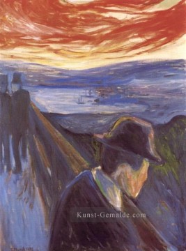  zwei - Verzweiflung 1892 Edvard Munch